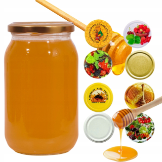 30x NÁDOB NA PRÍPRAVU MEDU 900ml + viečko 82mm